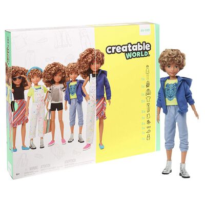Creatable World Deluxe Character Kit: Blonde Curly Hair RRP 24.99 CLEARANCE XL 12.50